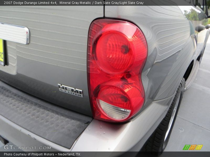 Mineral Gray Metallic / Dark Slate Gray/Light Slate Gray 2007 Dodge Durango Limited 4x4