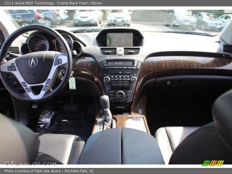 Crystal Black Pearl / Ebony 2011 Acura MDX Technology