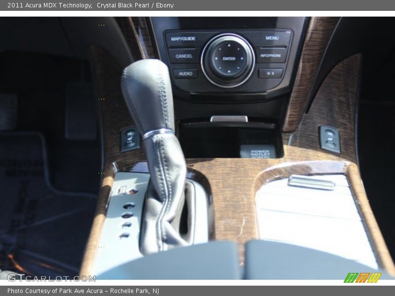 Crystal Black Pearl / Ebony 2011 Acura MDX Technology