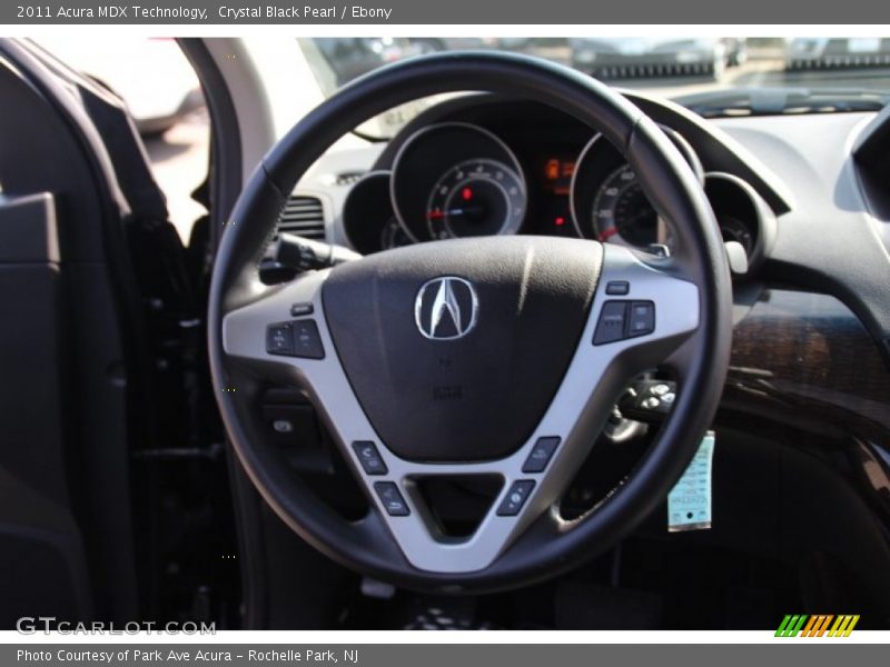 Crystal Black Pearl / Ebony 2011 Acura MDX Technology