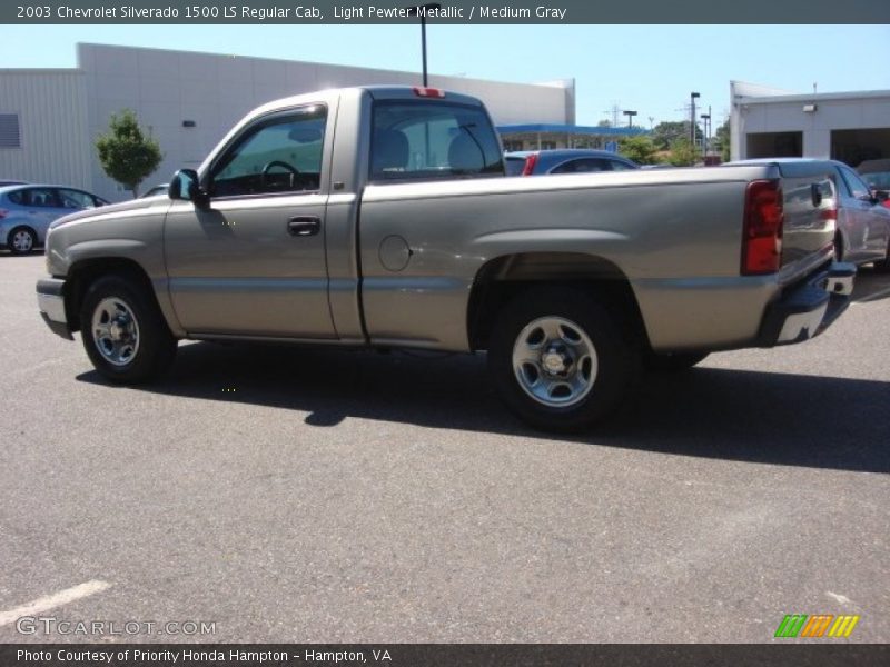 Light Pewter Metallic / Medium Gray 2003 Chevrolet Silverado 1500 LS Regular Cab