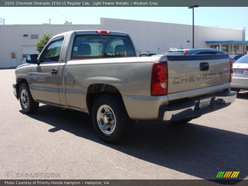 Light Pewter Metallic / Medium Gray 2003 Chevrolet Silverado 1500 LS Regular Cab