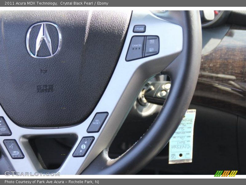 Crystal Black Pearl / Ebony 2011 Acura MDX Technology