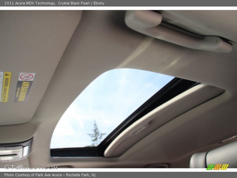 Crystal Black Pearl / Ebony 2011 Acura MDX Technology