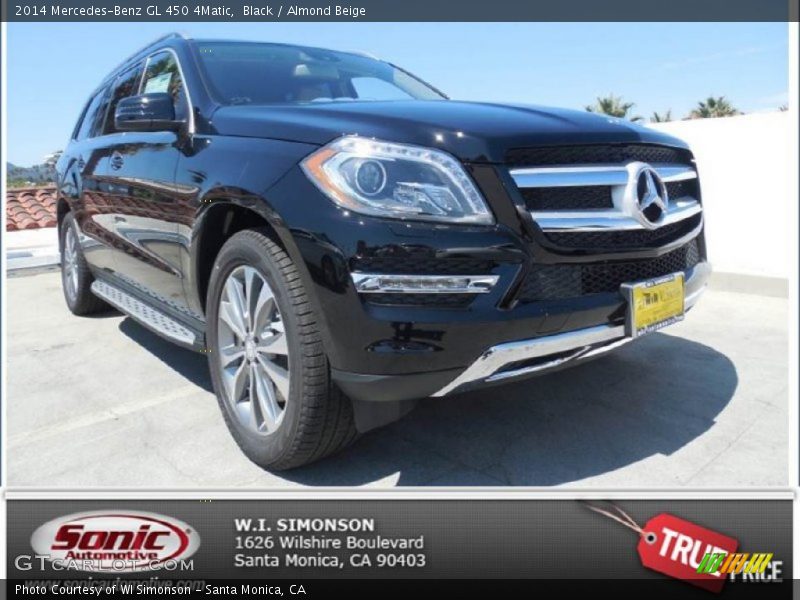 Black / Almond Beige 2014 Mercedes-Benz GL 450 4Matic