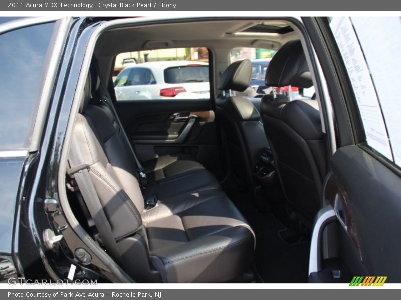 Crystal Black Pearl / Ebony 2011 Acura MDX Technology