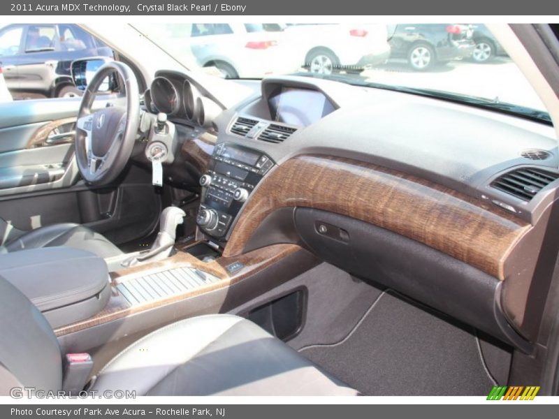 Crystal Black Pearl / Ebony 2011 Acura MDX Technology