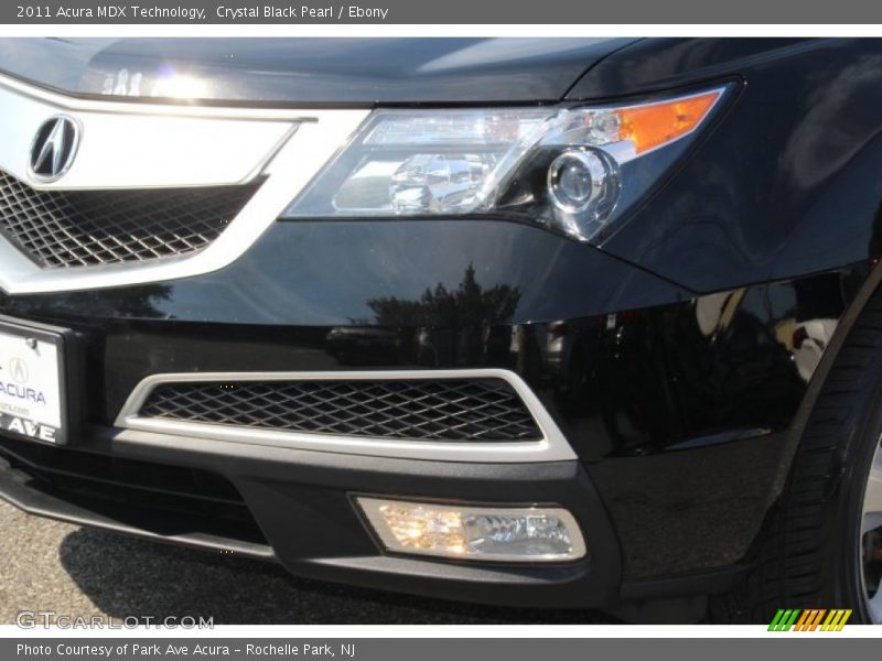 Crystal Black Pearl / Ebony 2011 Acura MDX Technology