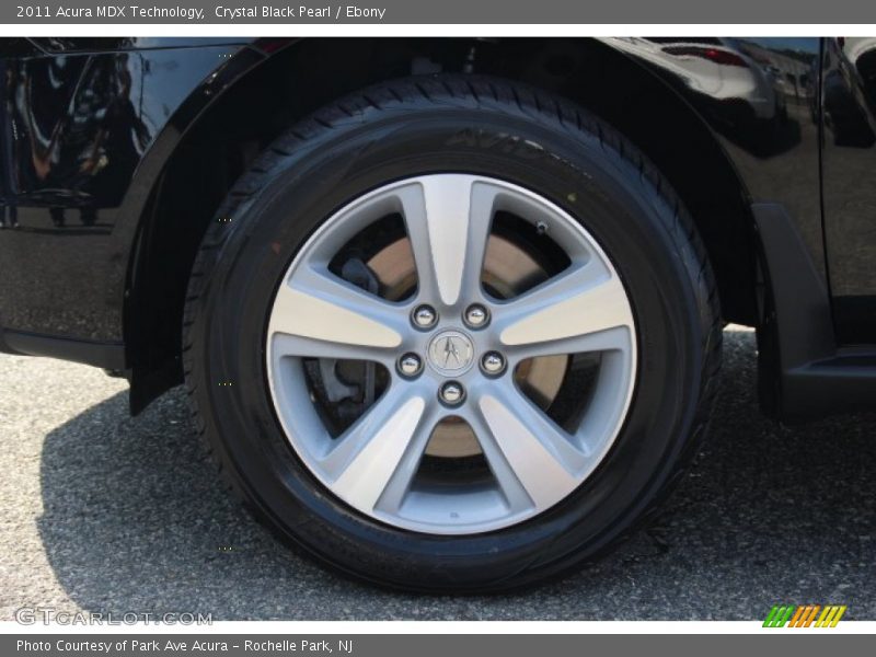 Crystal Black Pearl / Ebony 2011 Acura MDX Technology
