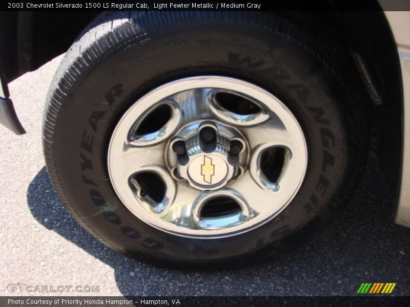 Light Pewter Metallic / Medium Gray 2003 Chevrolet Silverado 1500 LS Regular Cab