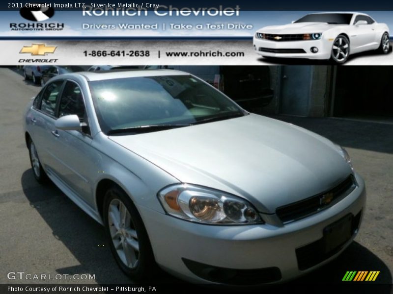 Silver Ice Metallic / Gray 2011 Chevrolet Impala LTZ