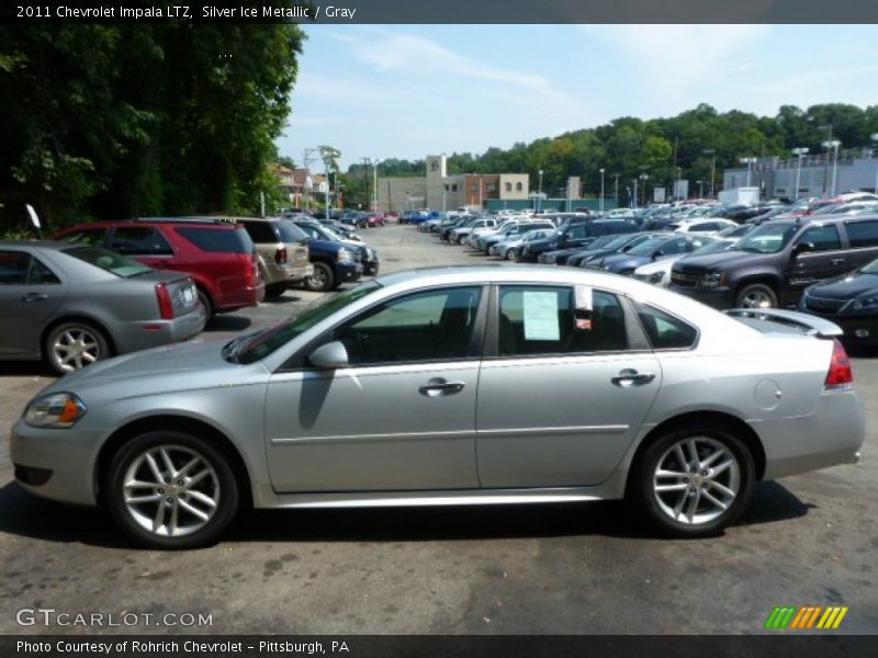 Silver Ice Metallic / Gray 2011 Chevrolet Impala LTZ