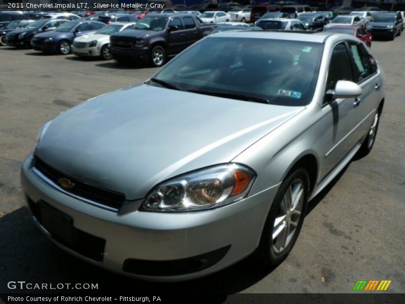 Silver Ice Metallic / Gray 2011 Chevrolet Impala LTZ