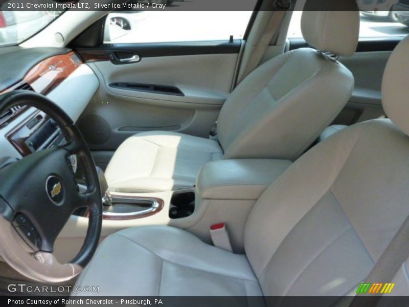 Silver Ice Metallic / Gray 2011 Chevrolet Impala LTZ