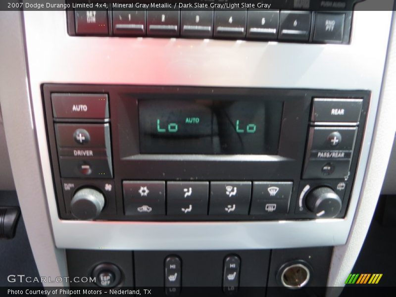 Mineral Gray Metallic / Dark Slate Gray/Light Slate Gray 2007 Dodge Durango Limited 4x4