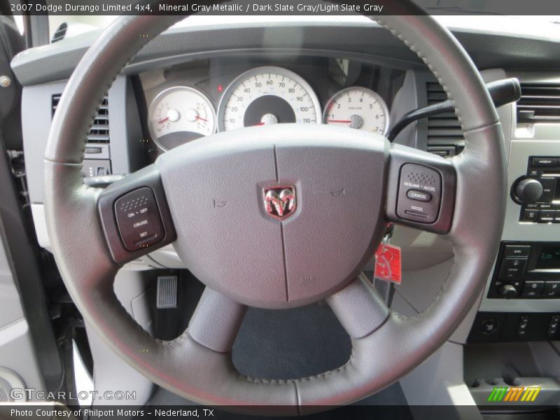 Mineral Gray Metallic / Dark Slate Gray/Light Slate Gray 2007 Dodge Durango Limited 4x4