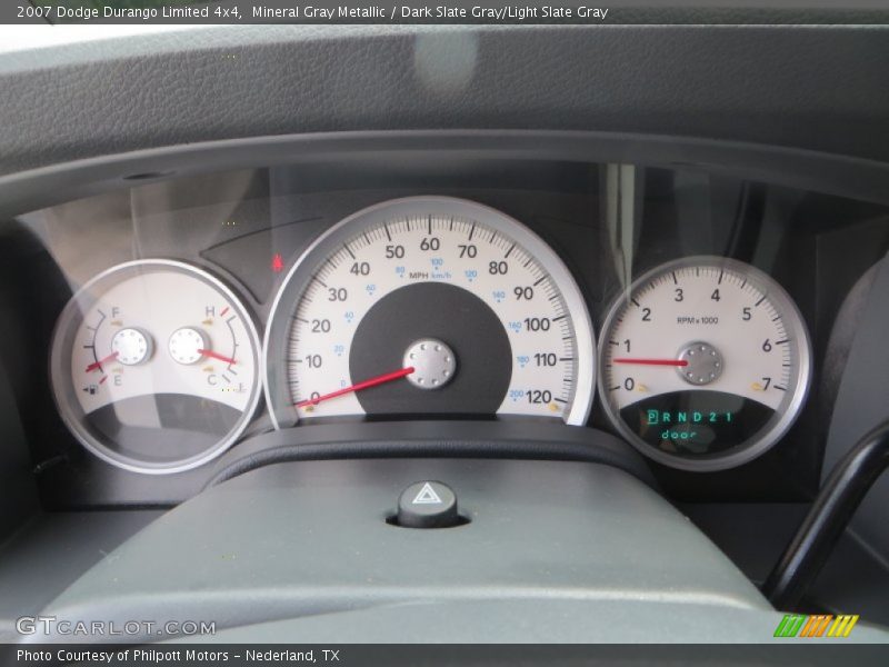 Mineral Gray Metallic / Dark Slate Gray/Light Slate Gray 2007 Dodge Durango Limited 4x4
