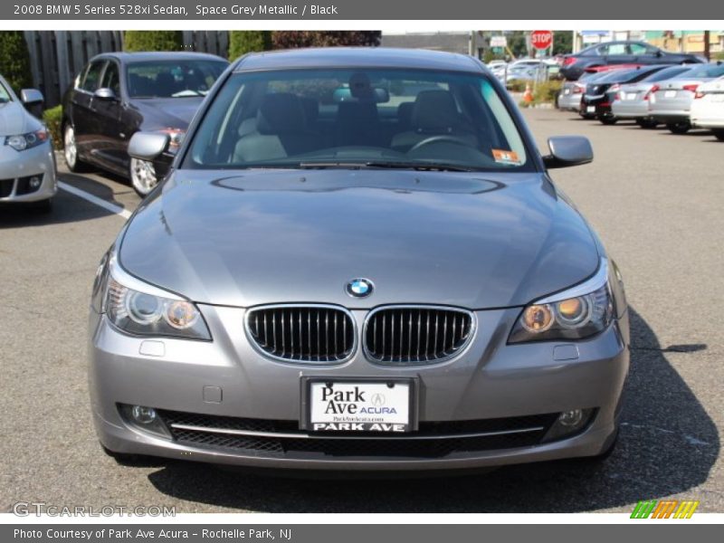 Space Grey Metallic / Black 2008 BMW 5 Series 528xi Sedan