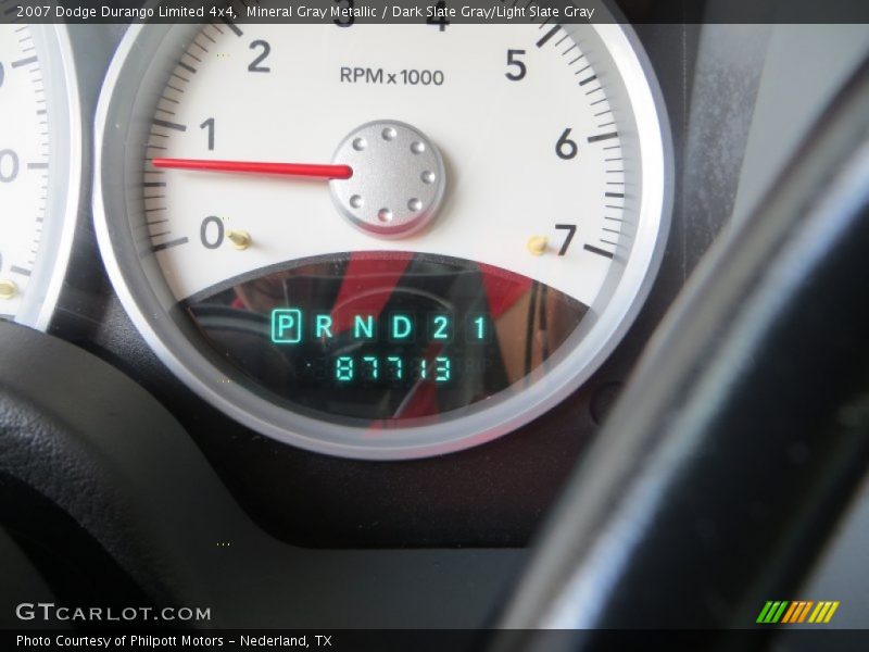 Mineral Gray Metallic / Dark Slate Gray/Light Slate Gray 2007 Dodge Durango Limited 4x4