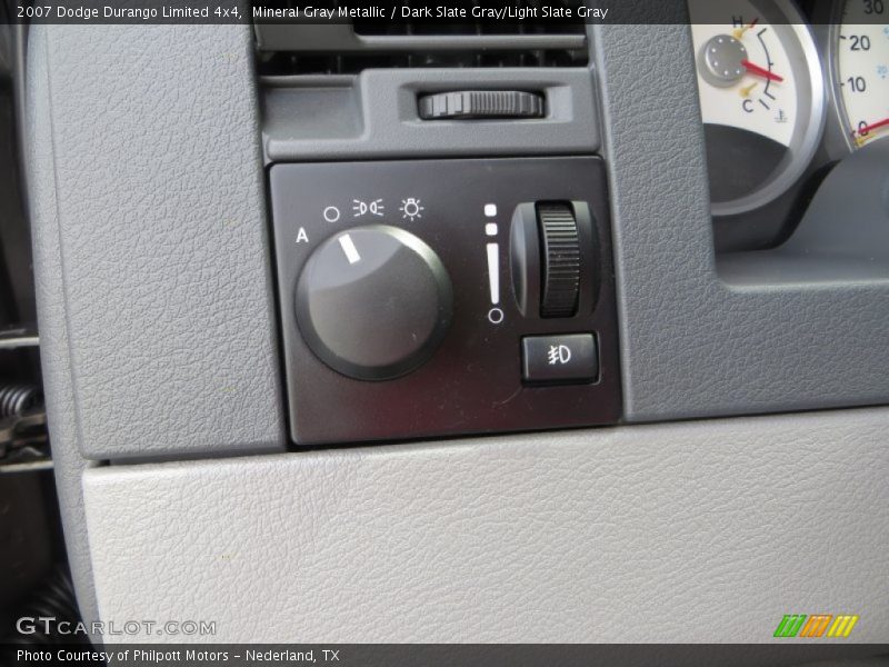 Mineral Gray Metallic / Dark Slate Gray/Light Slate Gray 2007 Dodge Durango Limited 4x4