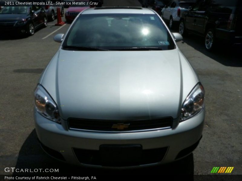 Silver Ice Metallic / Gray 2011 Chevrolet Impala LTZ