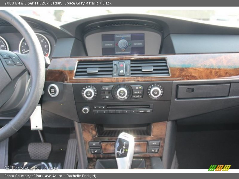 Space Grey Metallic / Black 2008 BMW 5 Series 528xi Sedan