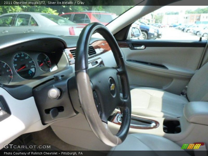 Silver Ice Metallic / Gray 2011 Chevrolet Impala LTZ
