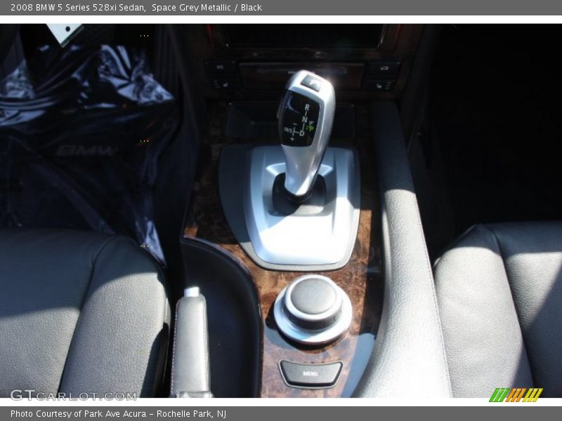 Space Grey Metallic / Black 2008 BMW 5 Series 528xi Sedan