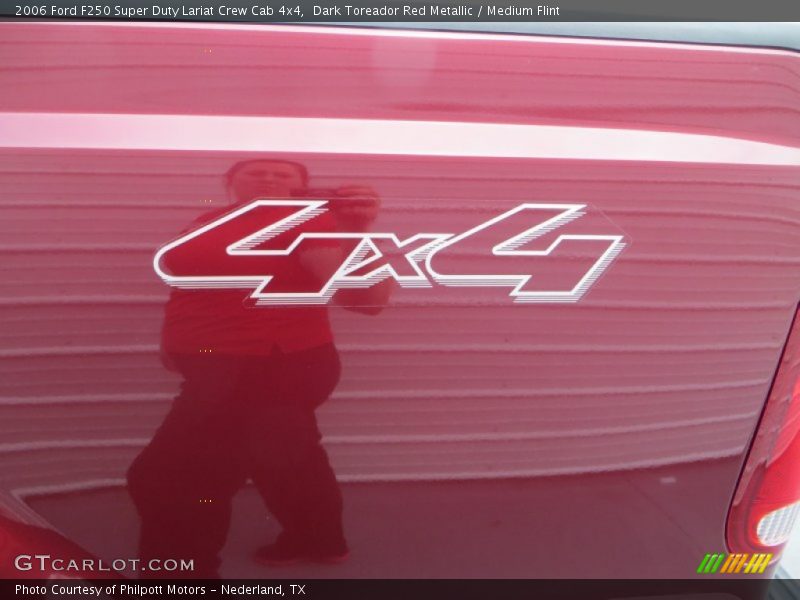 Dark Toreador Red Metallic / Medium Flint 2006 Ford F250 Super Duty Lariat Crew Cab 4x4