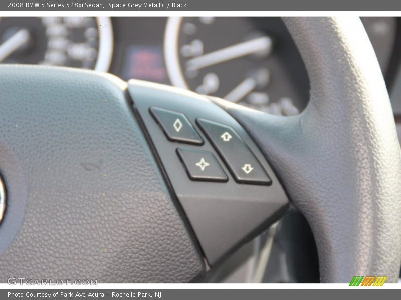 Space Grey Metallic / Black 2008 BMW 5 Series 528xi Sedan