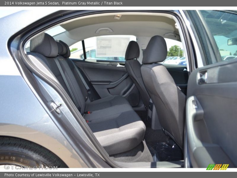 Rear Seat of 2014 Jetta S Sedan