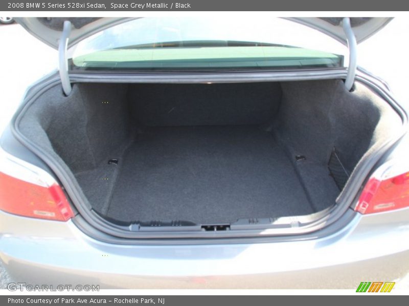Space Grey Metallic / Black 2008 BMW 5 Series 528xi Sedan