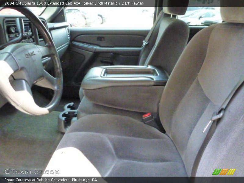 Silver Birch Metallic / Dark Pewter 2004 GMC Sierra 1500 Extended Cab 4x4