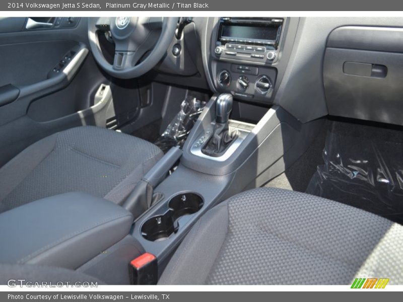 Platinum Gray Metallic / Titan Black 2014 Volkswagen Jetta S Sedan