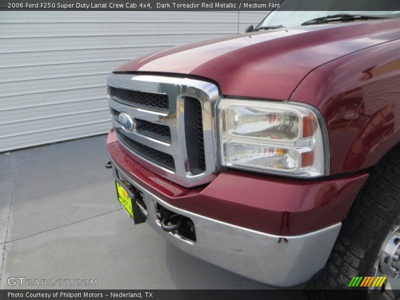 Dark Toreador Red Metallic / Medium Flint 2006 Ford F250 Super Duty Lariat Crew Cab 4x4