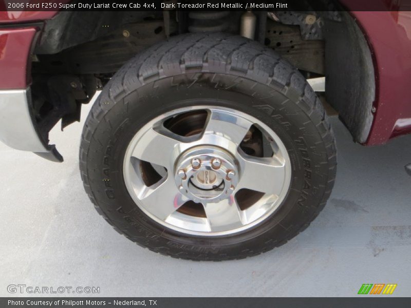 Dark Toreador Red Metallic / Medium Flint 2006 Ford F250 Super Duty Lariat Crew Cab 4x4