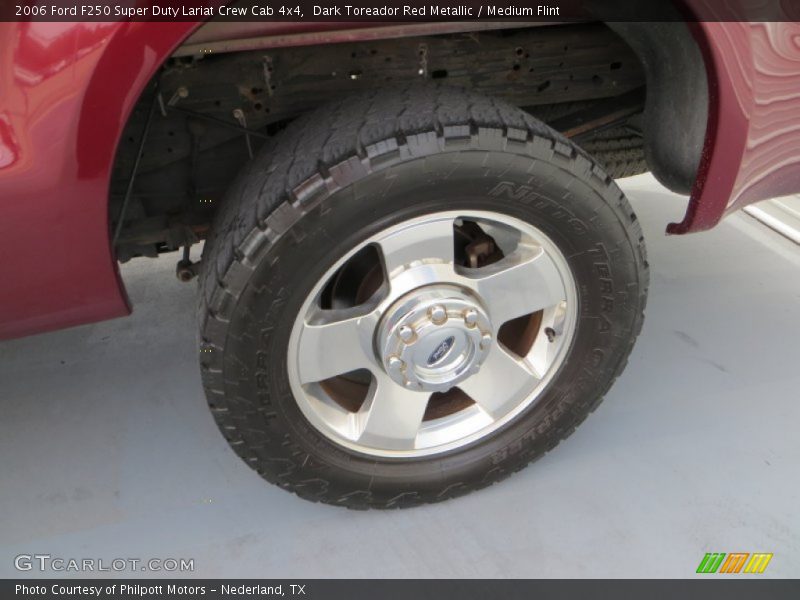 Dark Toreador Red Metallic / Medium Flint 2006 Ford F250 Super Duty Lariat Crew Cab 4x4