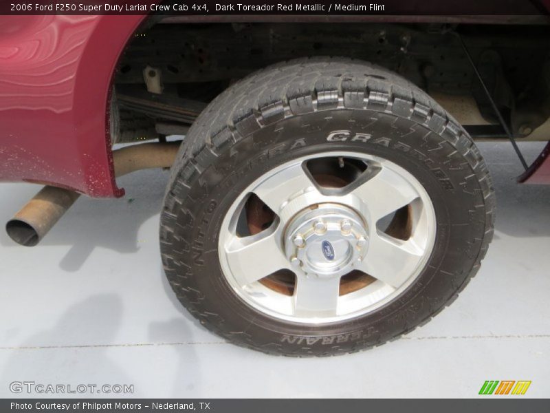 Dark Toreador Red Metallic / Medium Flint 2006 Ford F250 Super Duty Lariat Crew Cab 4x4