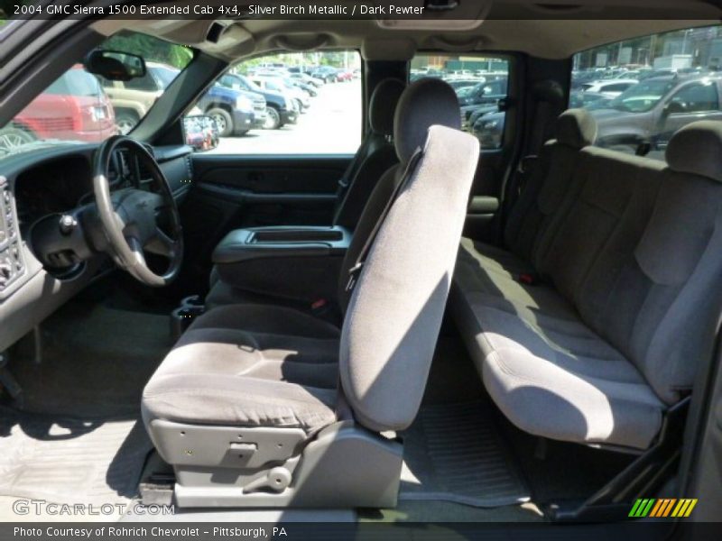 Silver Birch Metallic / Dark Pewter 2004 GMC Sierra 1500 Extended Cab 4x4