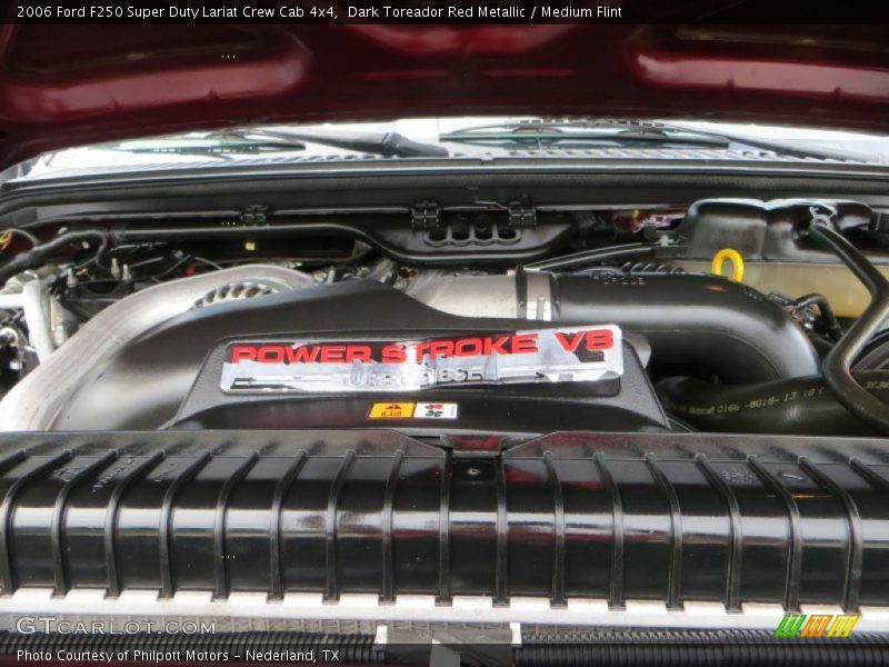 Dark Toreador Red Metallic / Medium Flint 2006 Ford F250 Super Duty Lariat Crew Cab 4x4