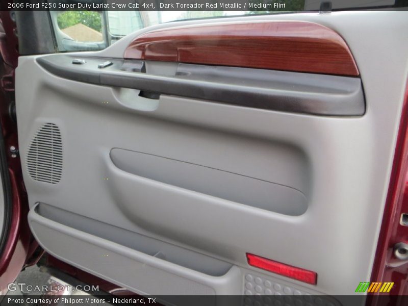 Dark Toreador Red Metallic / Medium Flint 2006 Ford F250 Super Duty Lariat Crew Cab 4x4