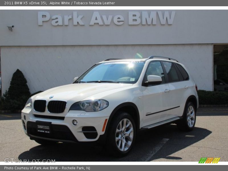 Alpine White / Tobacco Nevada Leather 2011 BMW X5 xDrive 35i