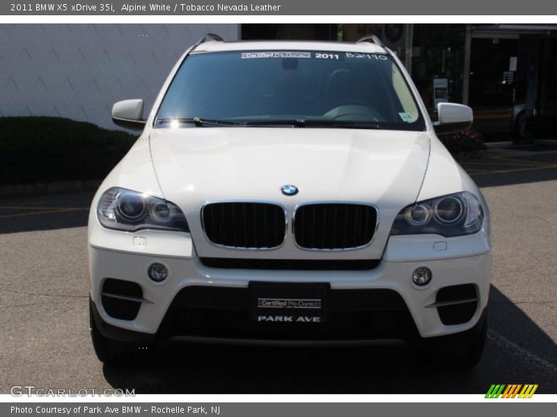 Alpine White / Tobacco Nevada Leather 2011 BMW X5 xDrive 35i