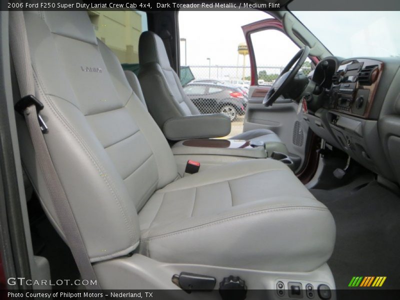 Dark Toreador Red Metallic / Medium Flint 2006 Ford F250 Super Duty Lariat Crew Cab 4x4