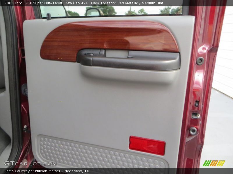 Dark Toreador Red Metallic / Medium Flint 2006 Ford F250 Super Duty Lariat Crew Cab 4x4