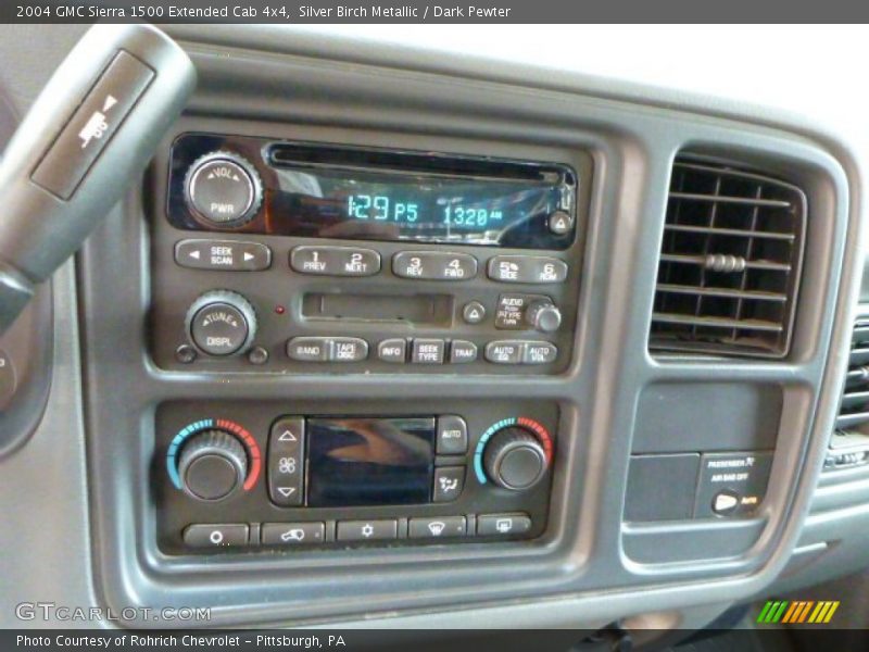 Silver Birch Metallic / Dark Pewter 2004 GMC Sierra 1500 Extended Cab 4x4