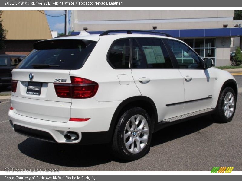 Alpine White / Tobacco Nevada Leather 2011 BMW X5 xDrive 35i