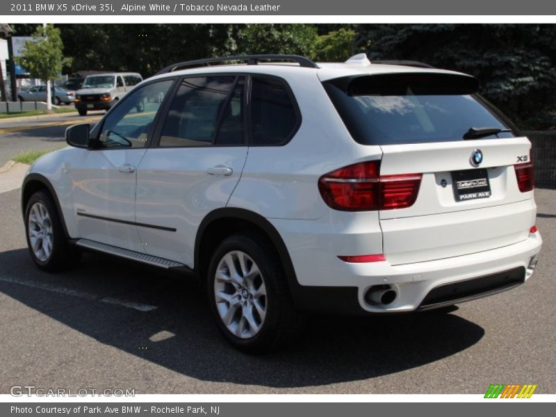 Alpine White / Tobacco Nevada Leather 2011 BMW X5 xDrive 35i