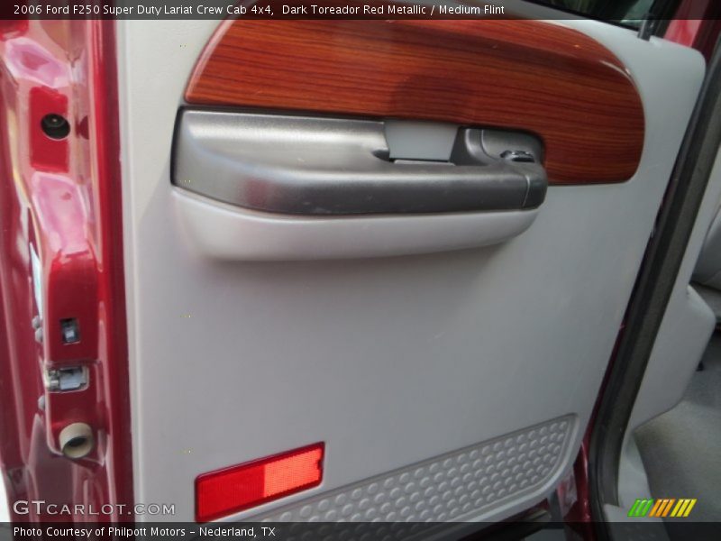 Dark Toreador Red Metallic / Medium Flint 2006 Ford F250 Super Duty Lariat Crew Cab 4x4
