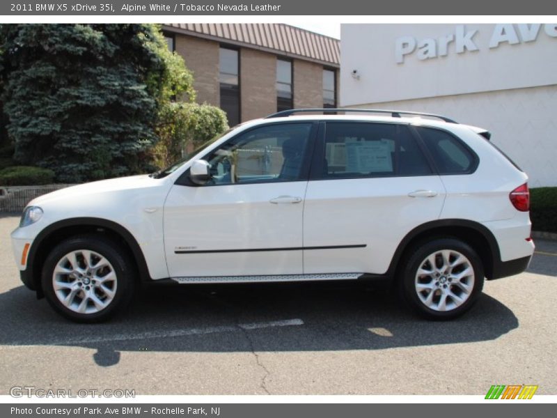 Alpine White / Tobacco Nevada Leather 2011 BMW X5 xDrive 35i